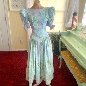 vintage colorful dress